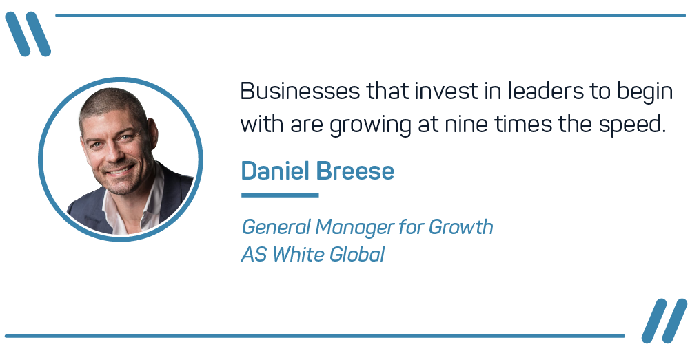 Daniel Breese, General Manager of AS White Global