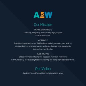 ASW Global new Mission and Vision